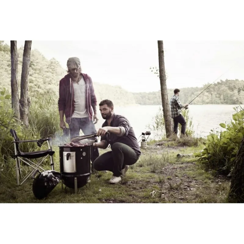 Affumicatoio Smokey Mountain Cooker Ø 47 cm Black Cod. 721004-Weber Discount