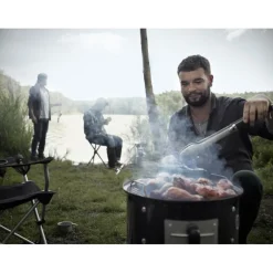 Affumicatoio Smokey Mountain Cooker Ø 47 cm Black Cod. 721004-Weber Discount