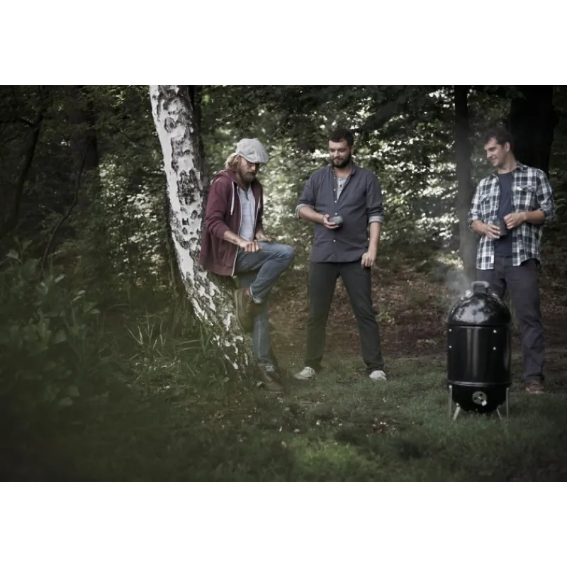 Affumicatoio Smokey Mountain Cooker Ø 47 cm Black Cod. 721004-Weber Discount