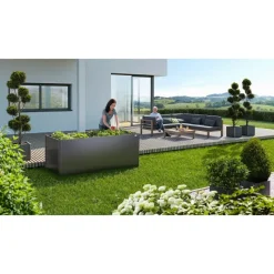 Aiuola Rialzata 4 x 1 m in Metallo-Biohort Discount