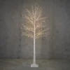 Albero Bianco con 576 LED Bianco Classico con Timer-Edelman New