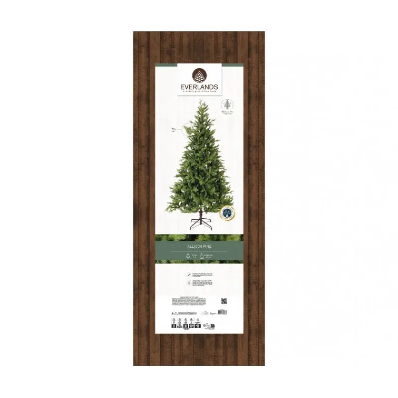Albero di Natale Allison Pine h270Ø162cm PE+PVC-Kaemingk Outlet