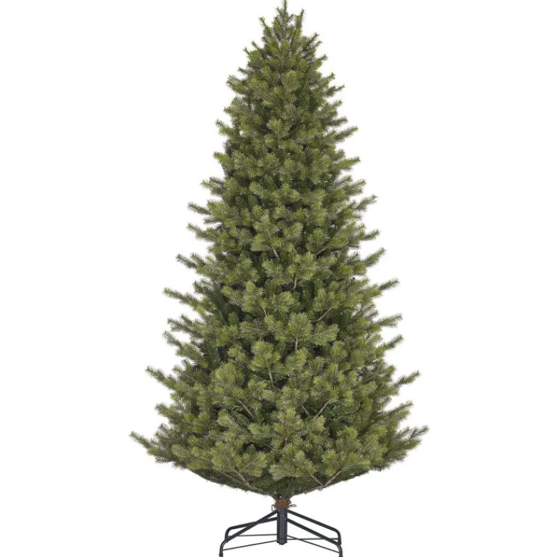 Albero di Natale Clive Slim Verde h230 Ø122m PE+PVC-Edelman