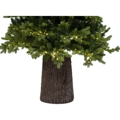 Albero di Natale Illuminato Darcy con Tronco 1450LED h240Ø145cm PE+PVC-Magic Tree Discount