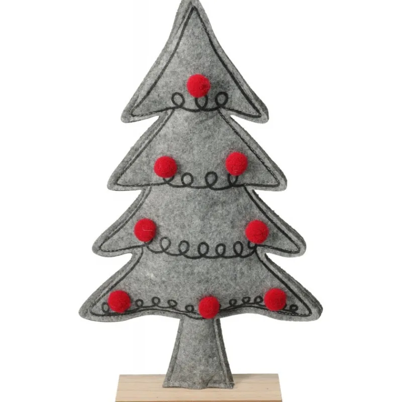 Albero di Natale in Feltro 34 cm. Pezzo Singolo-Koopman New