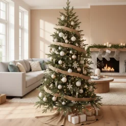 Albero di Natale Kennedy h210Ø132cm PE+PVC-Magic Tree Discount