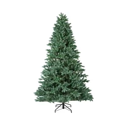 Albero di Natale Trondheim Verde/Blue h300Ø180cm PE+PVC-Kaemingk Clearance
