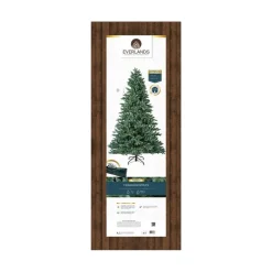 Albero di Natale Trondheim Verde/Blue h300Ø180cm PE+PVC-Kaemingk Clearance