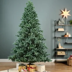 Albero di Natale Trondheim Verde/Blue h240Ø150cm PE+PVC-Kaemingk