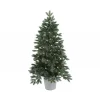 Albero di Natale Trondheim Illuminato h120Ø65cm PE+PVC-Kaemingk Discount