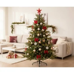 Albero di Natale Verdon h210Ø132cm PE+PVC-Kaemingk Online