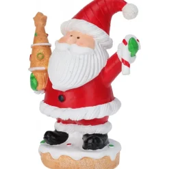 Babbo Natale in Resina 10x14 cm. Pezzo Singolo-Koopman Hot