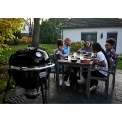 Barbecue a Carbone Summit Kamado E6 Ø 61 cm Black Cod. 18201004-Weber Sale