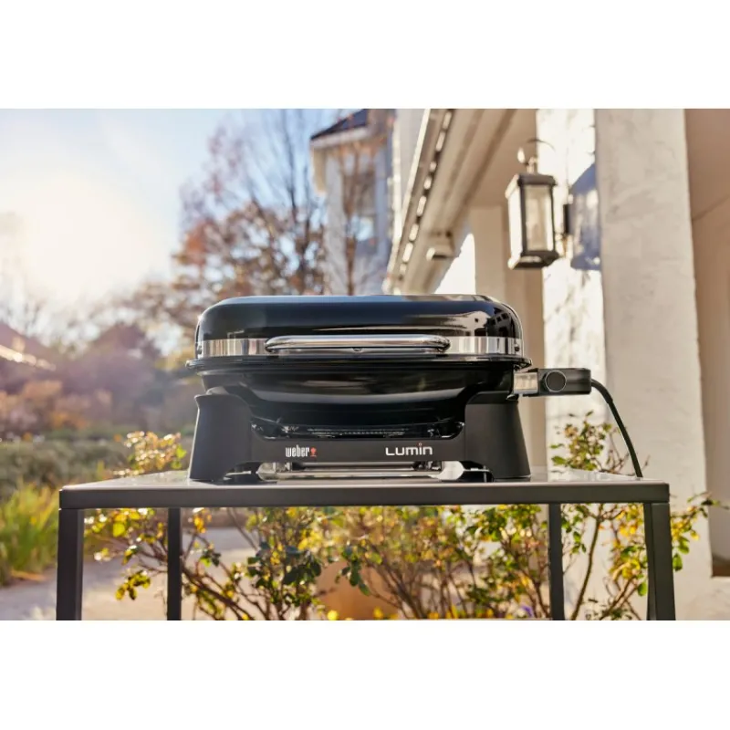 Barbecue Elettrico Lumin Black Cod. 92010953-Weber Discount