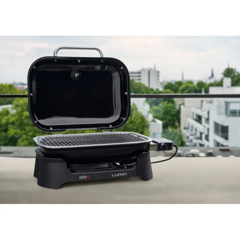 Barbecue Elettrico Lumin Black Cod. 92010953-Weber Discount