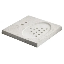 Base in Cemento Bianco Perforata con Griglia di Scarico per Fontane Ground Aquapoint-Acquapoint Online