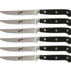 Adhoc Set 6 coltelli da bistecca Nero Lama seghettata-Berkel Online