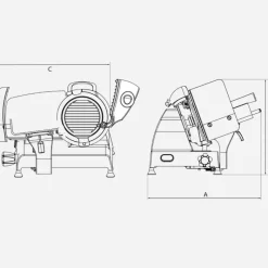 Affettatrice Red Line 250 colore Matt Nero-Berkel New