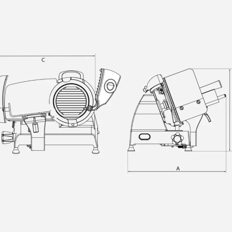 Affettatrice Red Line 250 colore Matt Nero-Berkel New