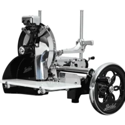 Affettatrice Volano Fiorato P15 colore Nero - Decori Argento-Berkel New