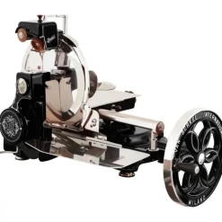 Affettatrice Volano Fiorato B114 colore Nero - Decori Argento-Berkel Sale