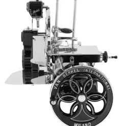 Affettatrice Volano Fiorato B114 colore Nero - Decori Argento-Berkel Sale