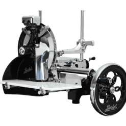 Affettatrice Volano Fiorato L16 colore Nero - Decori Argento-Berkel Best