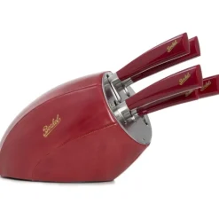 Ceppo Sense Rosso + set 5 coltelli Elegance Red-Berkel Discount