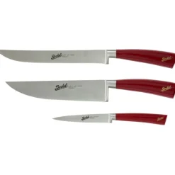 Elegance Set 3 coltelli chef Rosso-Berkel Hot