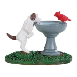 Bird Bath Dog Fountain Cod. 94535-Lemax