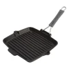 Bistecchiera 24 x 24 cm Nera-Staub Discount