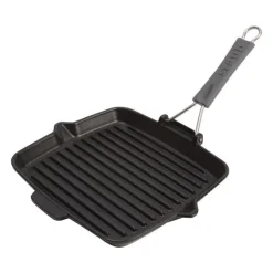 Bistecchiera 24 x 24 cm Nera-Staub Discount