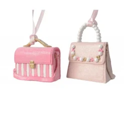 Borsetta da appendere in resina 8,2 cm. Pezzo Singolo-Kaemingk Discount