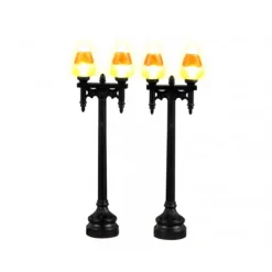 Candy Corn Street Light Set of 2 B/O 4.5V Cod. 34071-Lemax Sale