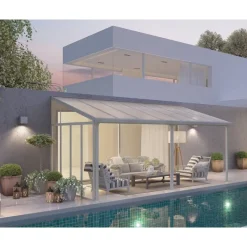 3 m Parete laterale Pergola Bianco-Canopia Sale