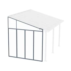 3 m Parete laterale Pergola Grigio-Canopia Discount
