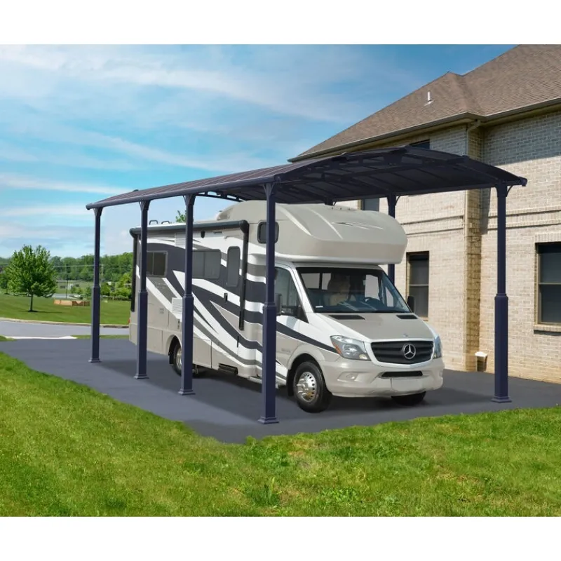 Alpine Alto RV Carport in Alluminio 3.6 X 13 m-Canopia Outlet