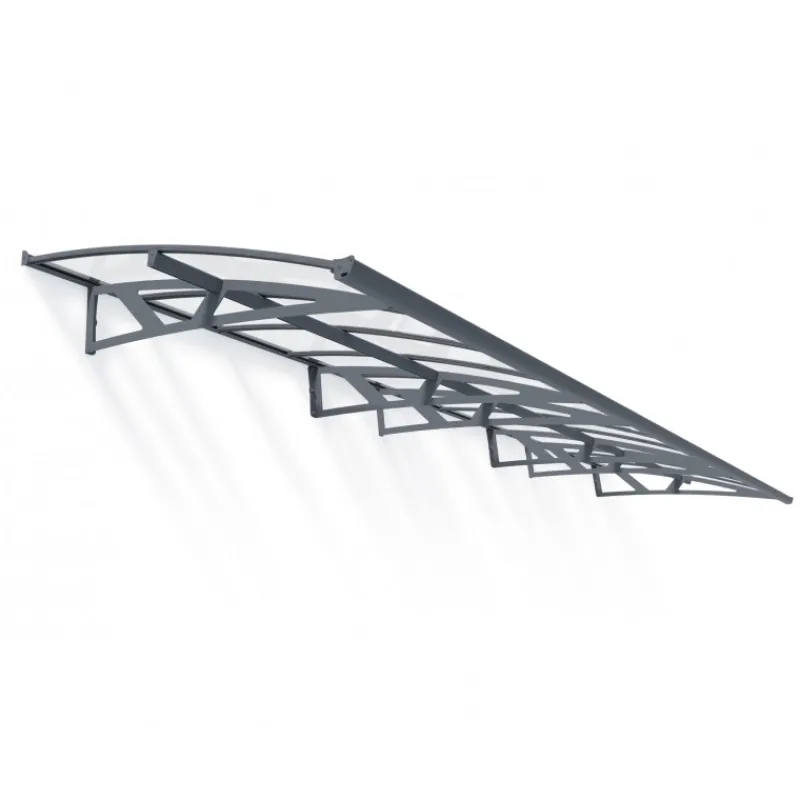 Amsterdam Pensilina Da Esterno 670X140 cm Trasparente-Canopia Hot