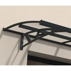 Amsterdam Pensilina Da Esterno 670X140 cm Trasparente-Canopia Hot