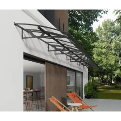 Amsterdam Pensilina Da Esterno 892X140 cm Trasparente-Canopia Online