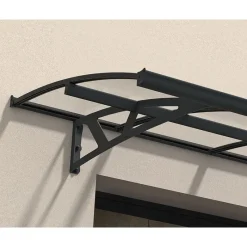 Amsterdam Pensilina Da Esterno 447X140 cm Trasparente-Canopia Outlet