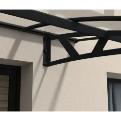 Amsterdam Pensilina Da Esterno 447X140 cm Trasparente-Canopia Outlet