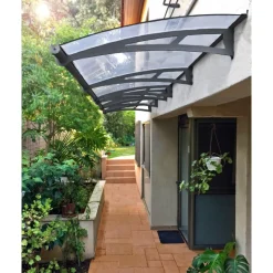 Aquila Pensilina Da Esterno 412X91 cm Trasparente-Canopia