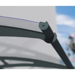 Aquila Pensilina Da Esterno 412X91 cm Trasparente-Canopia