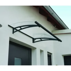 Aquila Pensilina Da Esterno 150X91 cm Trasparente-Canopia New