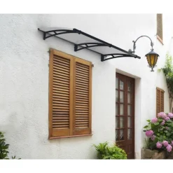 Aquila Pensilina Da Esterno 205X91 cm Trasparente-Canopia Clearance