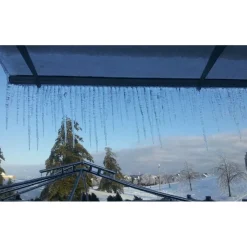 Aquila Pensilina Da Esterno 205X91 cm Trasparente-Canopia Clearance