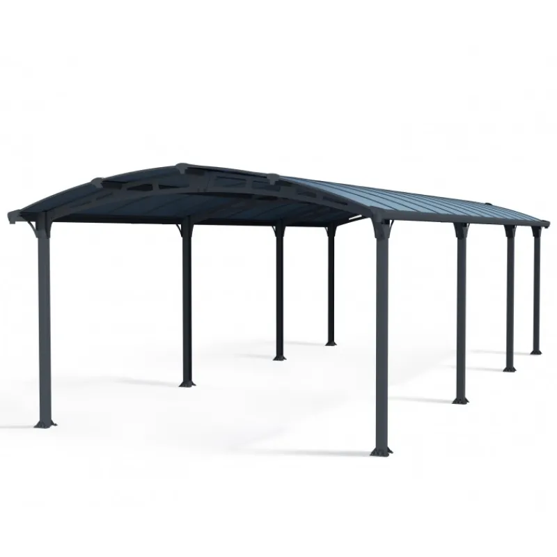 Arcadia Carport in Alluminio 3.6 X 8.6 m-Canopia Best