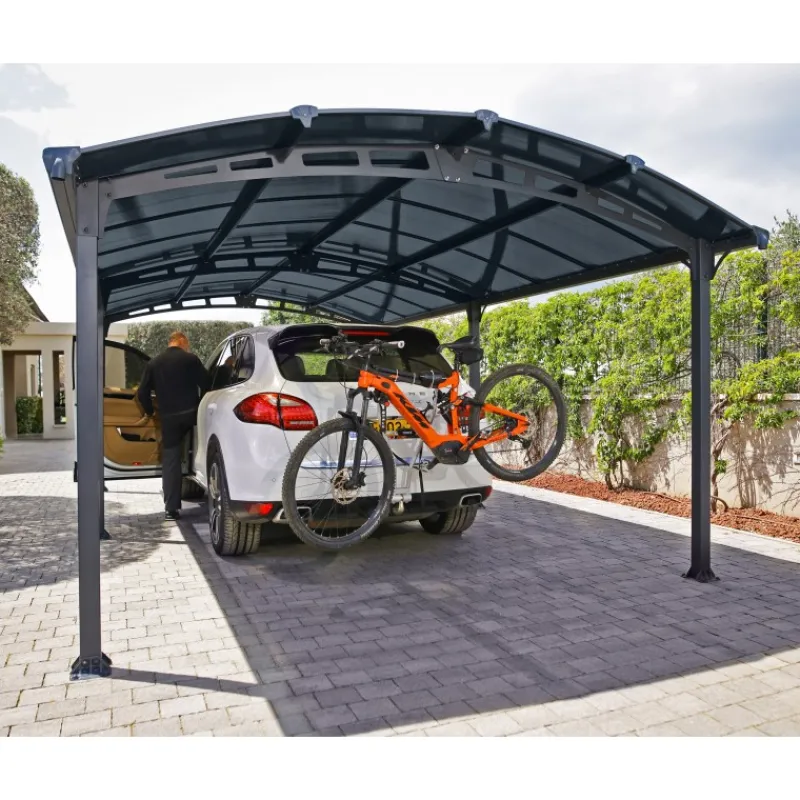 Arcadia Carport in Alluminio 3.6 X 8.6 m-Canopia Best