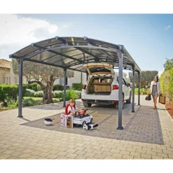 Arcadia Carport in Alluminio 3.6 X 13 m-Canopia Best